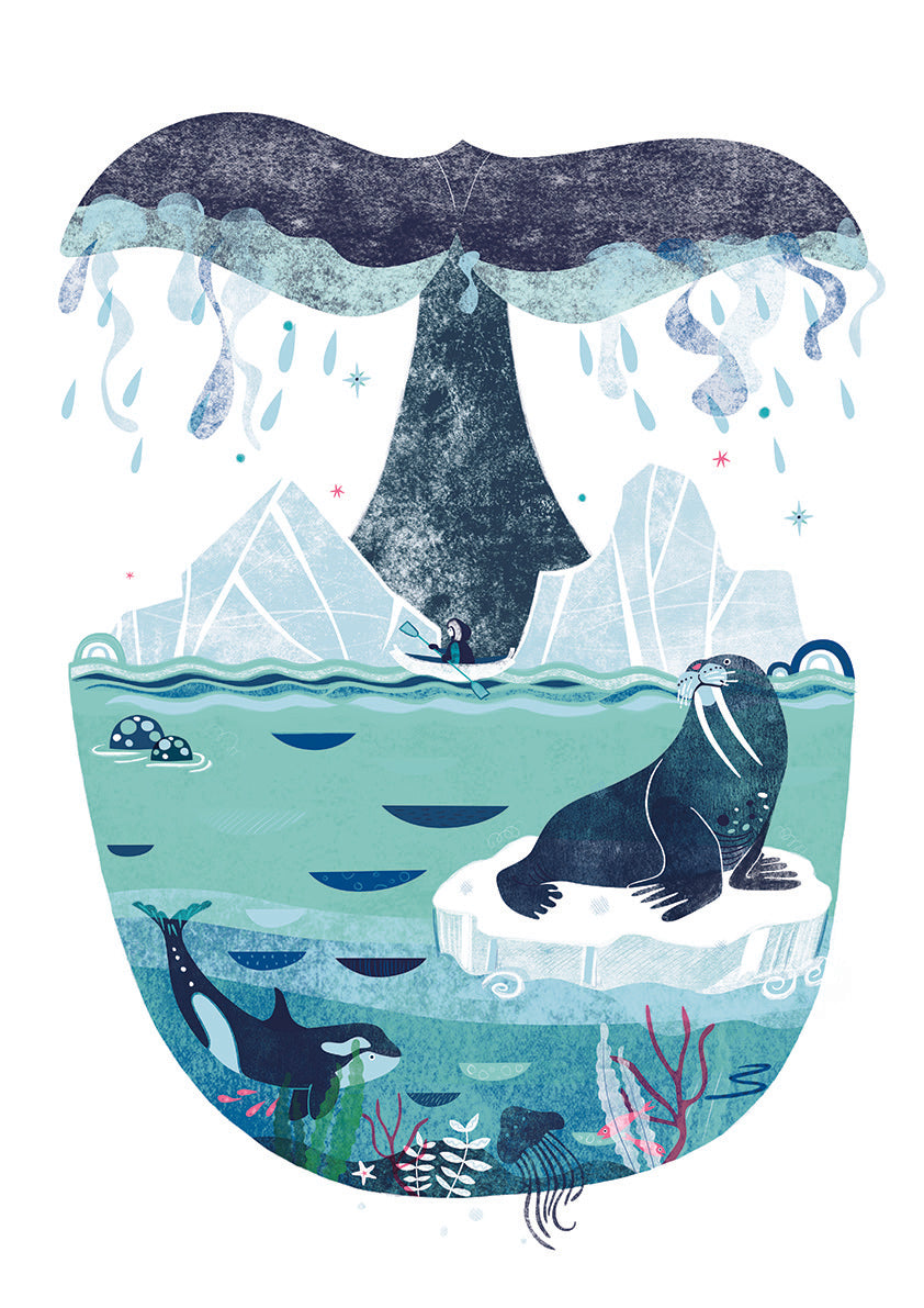 'Whale's Tale' Art Print