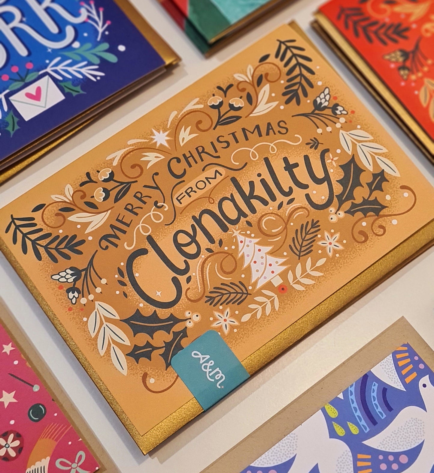 'Merry Christmas from Clonakilty' Gold Card