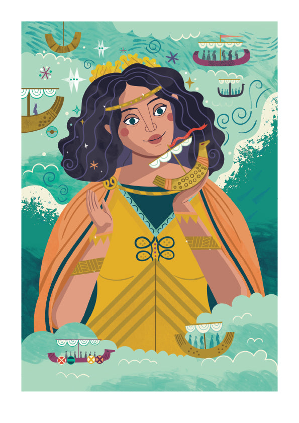 Danu - Glorious Goddesses of Ancient Ireland Art Print