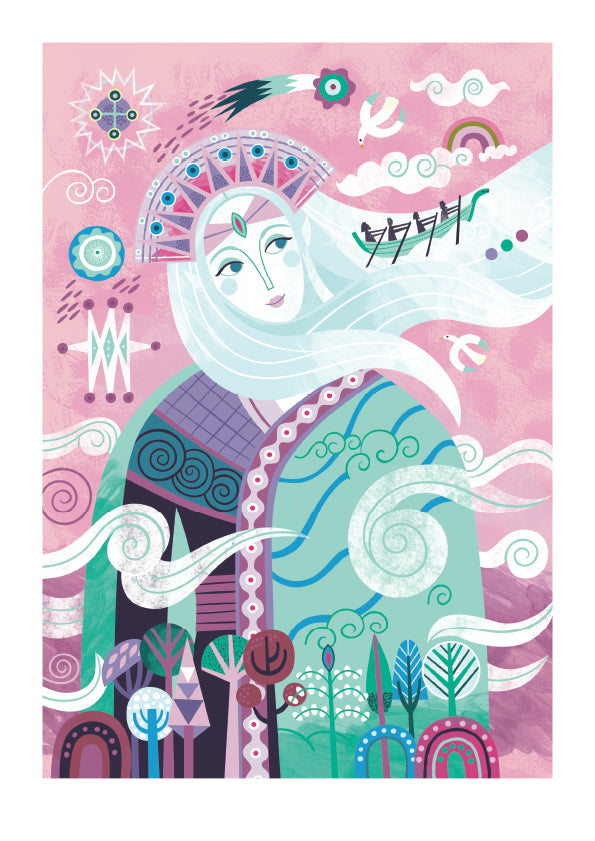 Aisling - Glorious Goddesses of Ancient Ireland Art Print