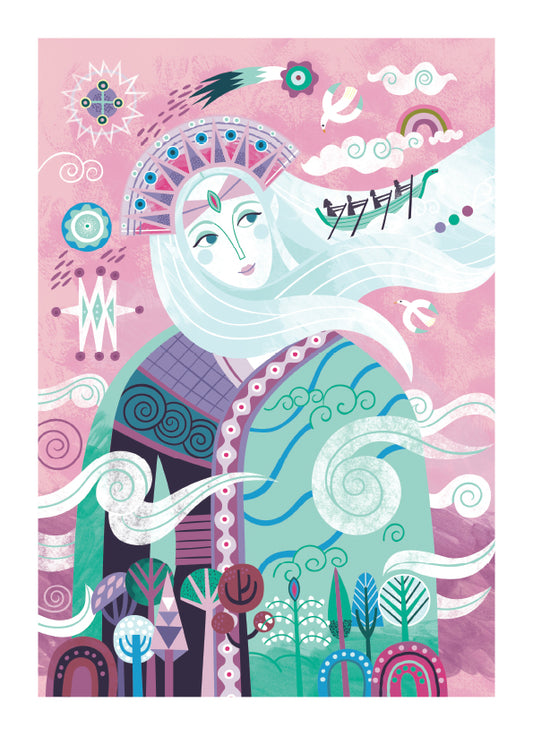 Aisling - Glorious Goddesses of Ancient Ireland Art Print