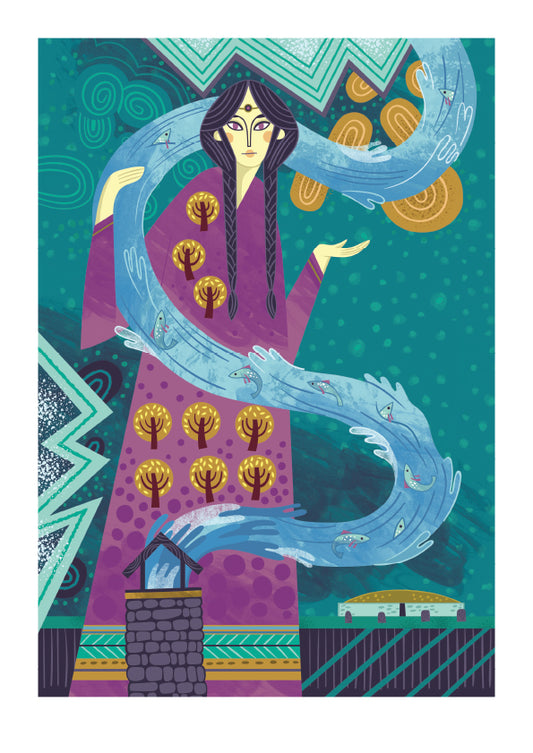 Boann - Glorious Goddesses of Ancient Ireland Art Print