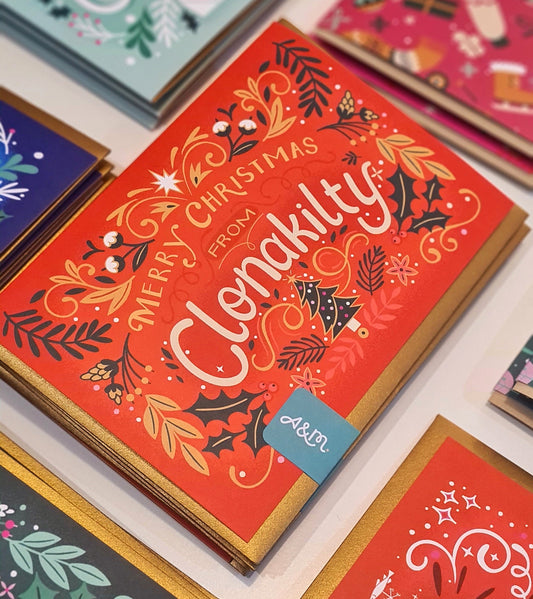 'Merry Christmas from Clonakilty' Red Card (Copy)