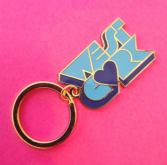 West Cork Keyring - Blues